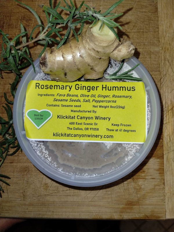 Fava Bean Hummus with Rosemary and Ginger