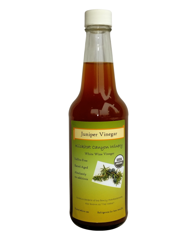 Organic Juniper Vinegar - white wine vinegar