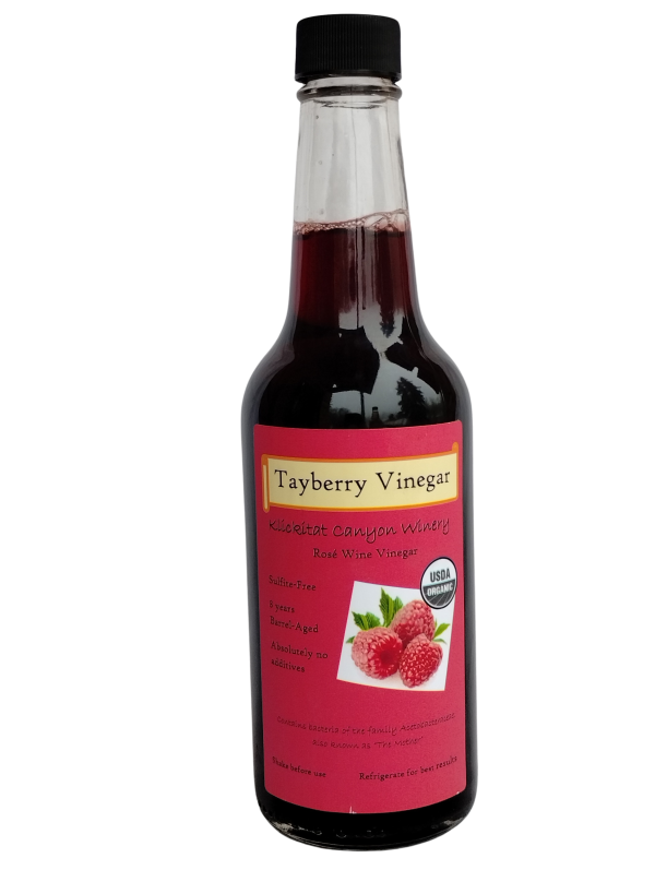 Organic Tayberry Vinegar - rose wine vinegar