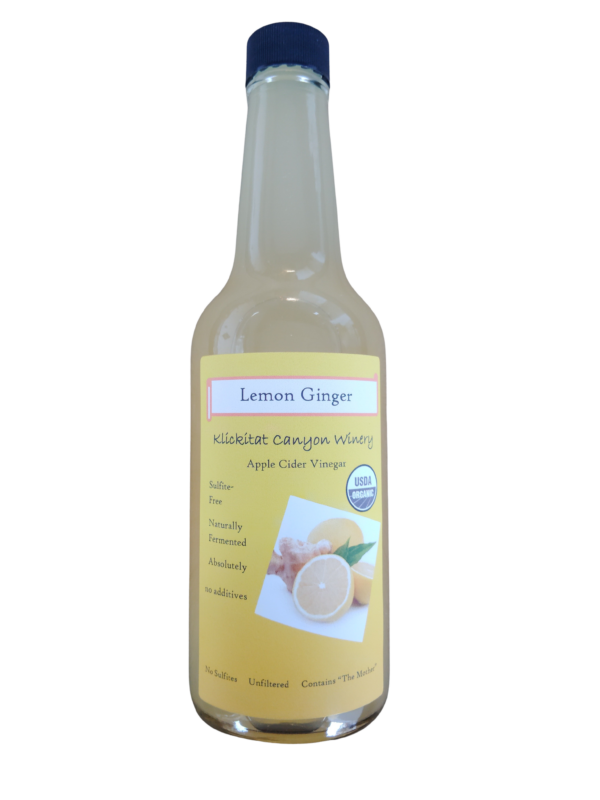 Organic Lemon Ginger Vinegar